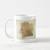 Elfenbeinflagge + Karte Tasse (Links)