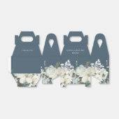 Elfenbeinflora Personalisiert Elegante Hochzeit Geschenkschachtel (Ungefaltet)