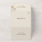 Elfenbeingarten Herbst Botanische Hochzeit All In One Einladung (Außenbereich)