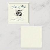 ElfenbeinGerahmte italienische Elegance | UAWG mit Begleitkarte (Vorne/Hinten)