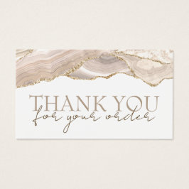 Elfenbeingold-Agate dank Discount-Karte