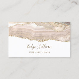 Elfenbeingold-Visitenkarte Visitenkarte