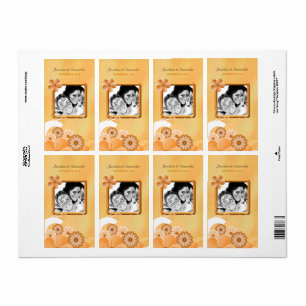 Elfenbeingoldblütenhochzeiten Foto für Weinmarken