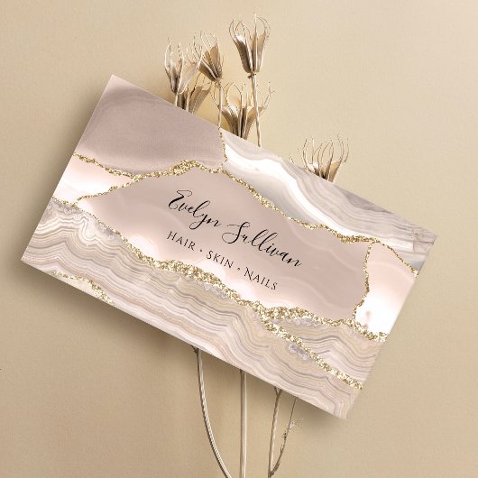 Elfenbeinhintergrund Visitenkarte