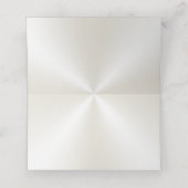 Elfenbeinhochzeit Tischnummern und Platzkarten Com (Innenseite Aufgefaltet)