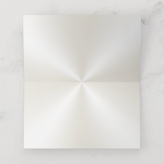 Elfenbeinhochzeit Tischnummern und Platzkarten Com (Innenseite Aufgefaltet)