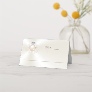 Elfenbeinhochzeit Tischnummern und Platzkarten Com