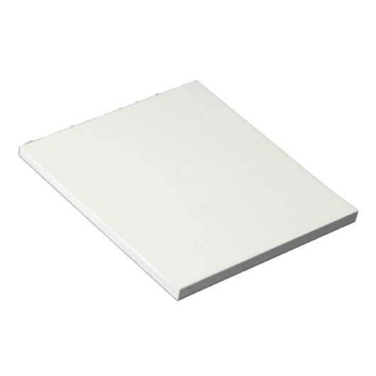 Elfenbeinküche 5.5 x 6 Notepad mit sauberem, moder Notizblock (angewinkelt)