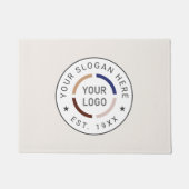 Elfenbeinküche mit eigenem Logo-Geschäft - Doormat Fußmatte (Vorderseite)