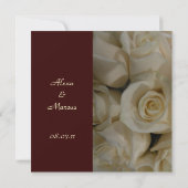 Elfenbeinküche Rose Einladung (Rückseite)