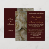 Elfenbeinküche Rose Einladung (Vorne/Hinten)