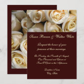 Elfenbeinküche Rose Einladung (Vorne/Hinten)