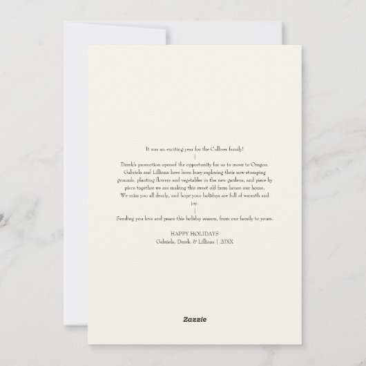 Elfenbeinküche sehr frohe Weihnachten fünf FotoCol (Rückseite)