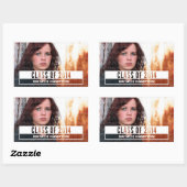 Elfenbeinkügelchen Rechteckiger Aufkleber (Blatt)