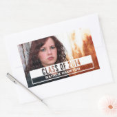 Elfenbeinkügelchen Rechteckiger Aufkleber (Umschlag)