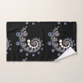 Elfenbeinkügelchen und blaue Perlwein Set (Handtuch)