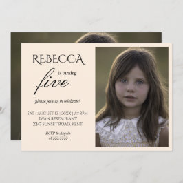 Elfenbeinkühe Foto Geburtstagsfeier Einladung