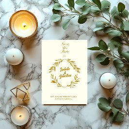 Elfenbeinkühe und dunkle Golddiamanten Save the Da Einladung