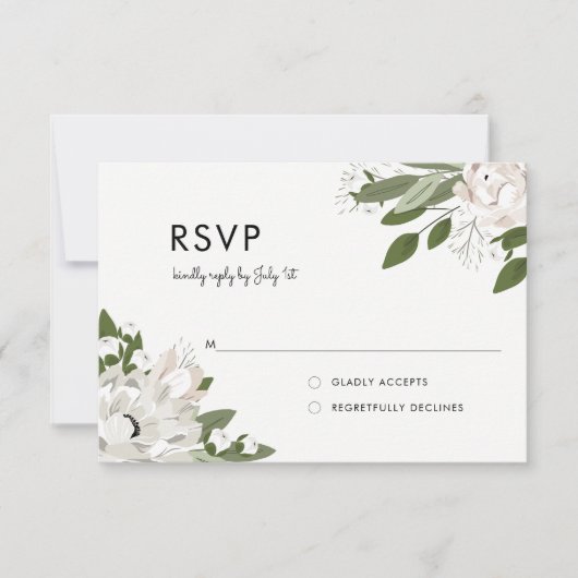 Elfenbeinkühe und errötete Hochzeitsriesen - UAWG RSVP Karte (Vorderseite)