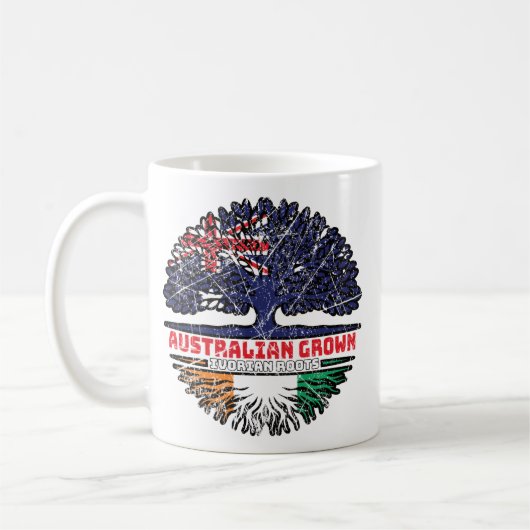 Elfenbeinküste Australischer Baumbestand Kaffeetasse (Links)