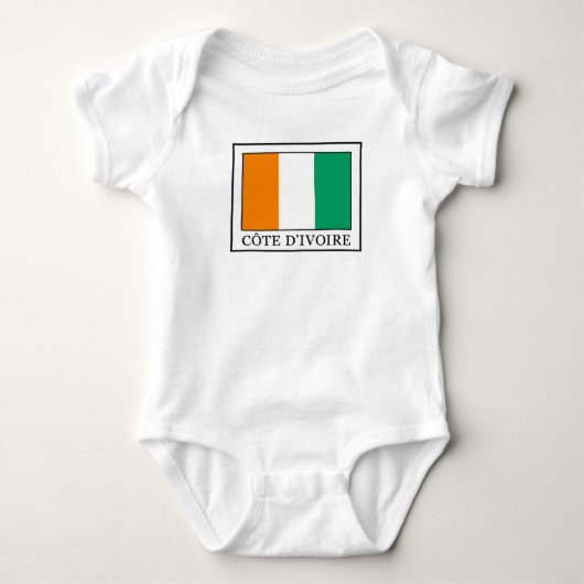 Elfenbeinküste Baby Strampler (Vorderseite)