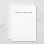 Elfenbeinküste Blume im Hintergrund Danke Karte (Rückseite)