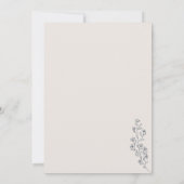 Elfenbeinküste Blume Summer Fall Baby Shower by Ma Einladung (Rückseite)