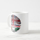 Elfenbeinküste - Britische Tree-Roots-Fahne der iv Kaffeetasse (Vorderseite Links)