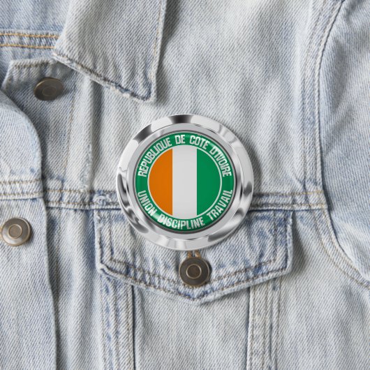 Elfenbeinküste Button (Beispiel)