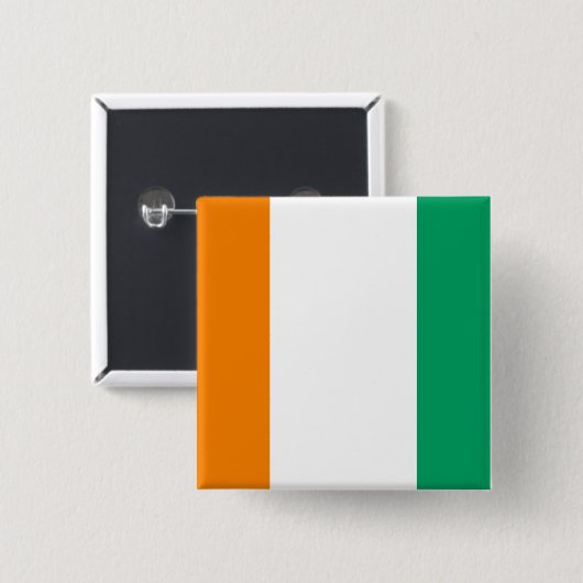 Elfenbeinküste Button (Vorne & Hinten)