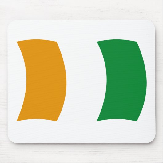 Elfenbeinküste (Côte d'Ivoire) Flagge Mauspad (Vorne)
