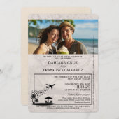 Elfenbeinküste Einladung (Vorne/Hinten)