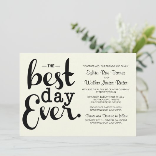 Elfenbeinküste - Einladung zu Hochzeiten (Stehend Vorderseite)