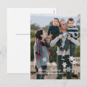 Elfenbeinküste Elegante Schneeflocken Weihnachten  (Vorne/Hinten)