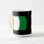 Elfenbeinküste Flagge Mug Kaffeetasse (Vorderseite Links)