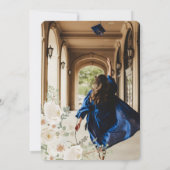 Elfenbeinküste Foto-Graduierungsparty Einladung (Rückseite)