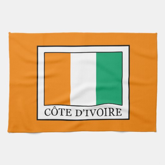 Elfenbeinküste Geschirrtuch (Horizontal)