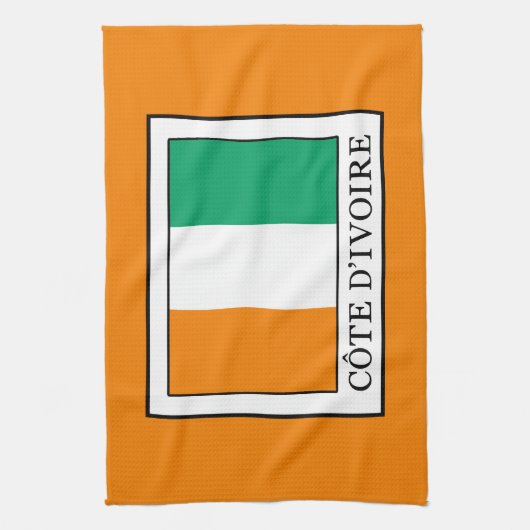 Elfenbeinküste Geschirrtuch (Vertikal)