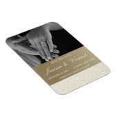 Elfenbeinküste & Gold speichern das Datum Magnet 3 (Rechte Seite)