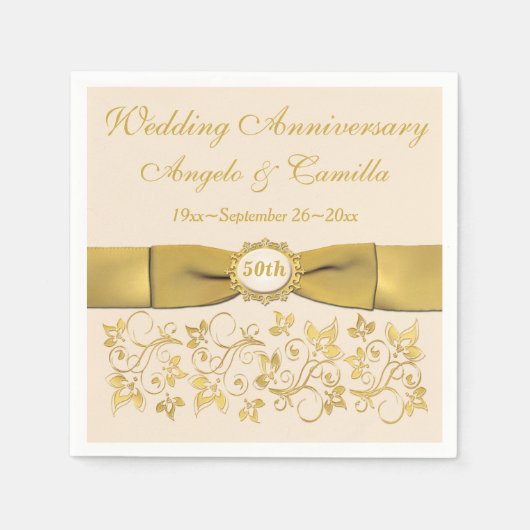 Elfenbeinküste, Goldene Blüte Jubiläum Neapel 2 Serviette (Vorderseite)