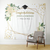 Elfenbeinküste Goldene Flora Modernes Foto Grad Hi Wandteppich (Beispiel (Horizontal))