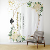 Elfenbeinküste Goldene Flora Modernes Foto Grad Hi Wandteppich (Beispiel)