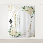 Elfenbeinküste Goldene Flora Modernes Foto Grad Hi Wandteppich (Vorderseite)