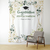 Elfenbeinküste Goldene Flora Modernes Foto Grad Hi Wandteppich (Beispiel)