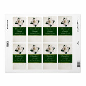 Elfenbeinküste & Grüne Gardenia Mini Weinmarken (Vorne)