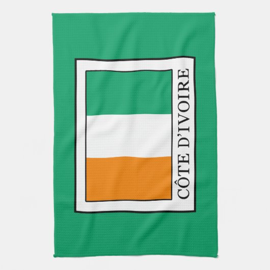 Elfenbeinküste Handtuch (Vertikal)