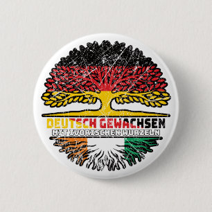 Elfenbeinküste Ivorisch Deutsch Deutschland Baum Button