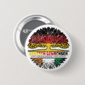 Elfenbeinküste Ivorisch Deutsch Deutschland Baum Button (Vorne & Hinten)