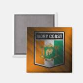 Elfenbeinküste Magnet (Vorderseite/Rückseite)