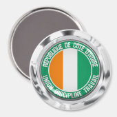 Elfenbeinküste Magnet (Vorderseite/Rückseite)